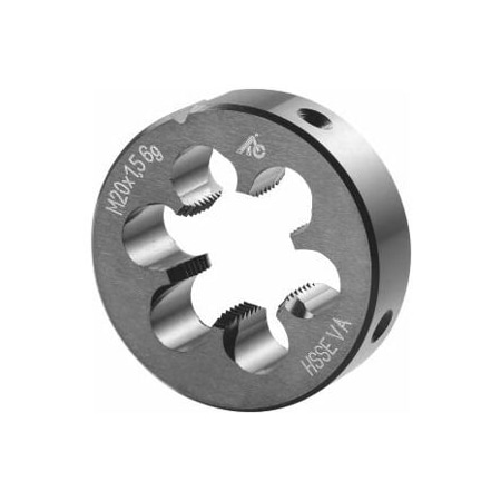 Holex M20X1.5 HSS-E Round Die, Closed/Pre-Slit Form 141075 20X1,5